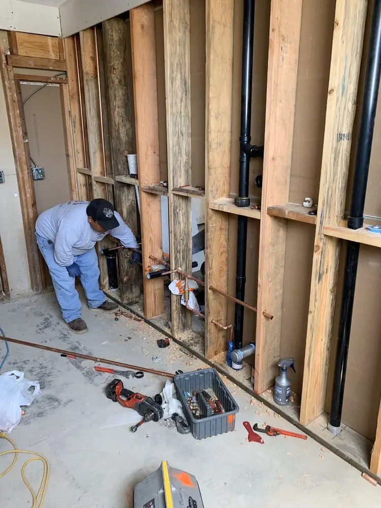 Commercial rough-in plumbing for Commercial Plumbing in Northeast Heights